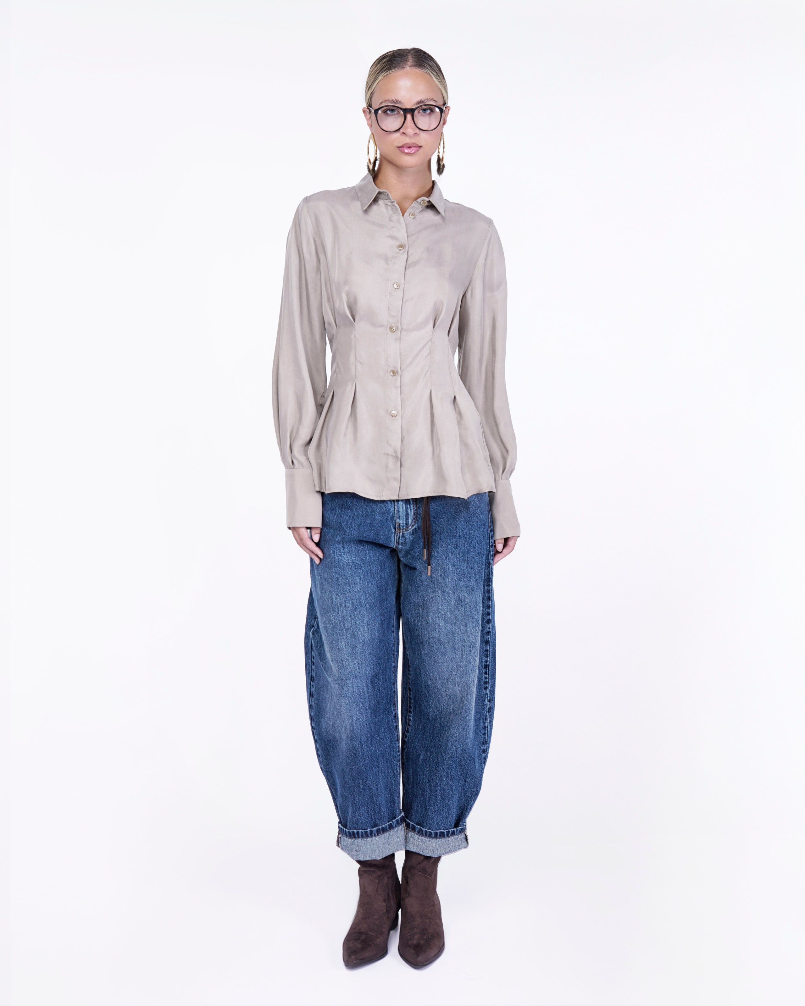 CAMICIA MANICHE A SBUFFO