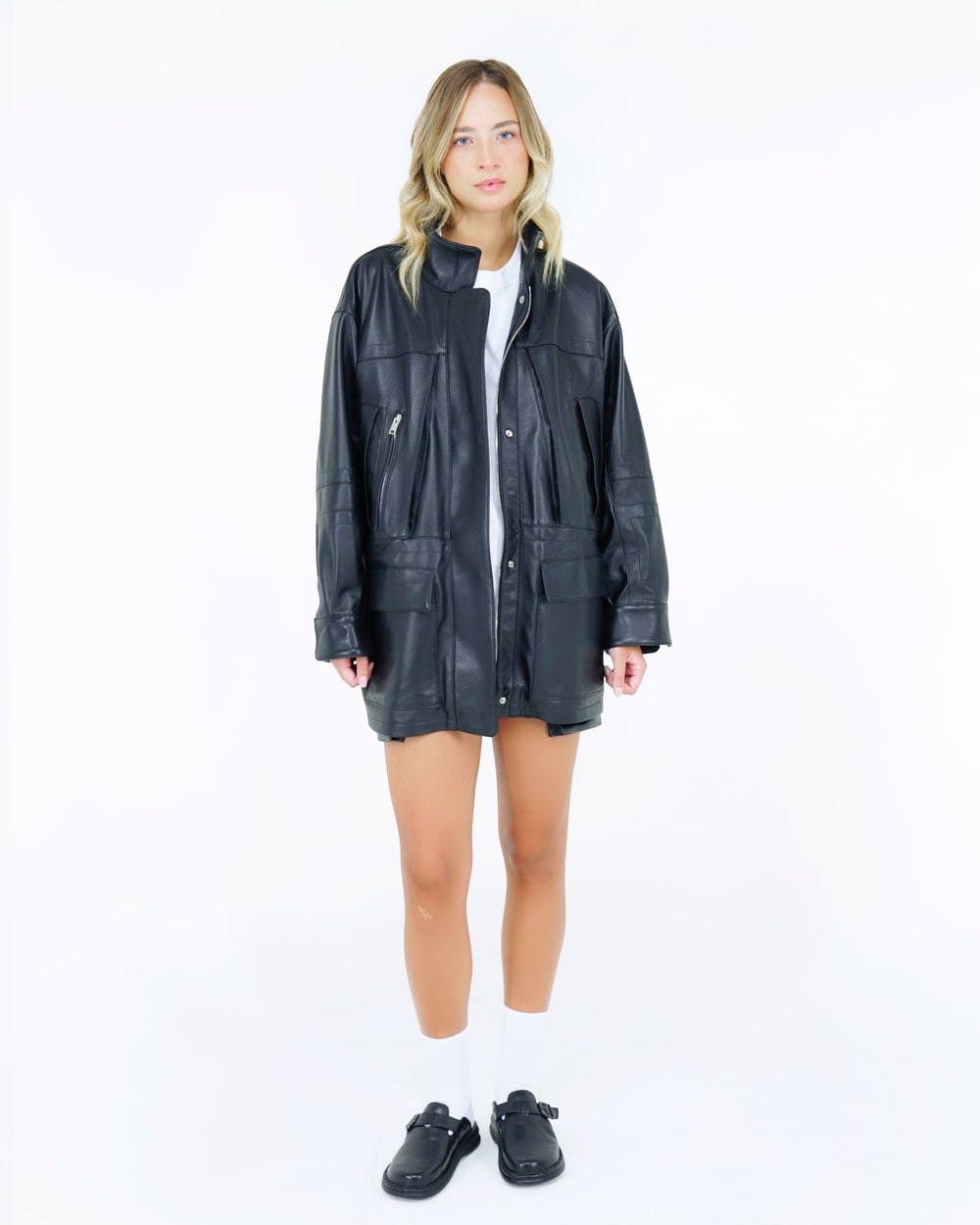 GIACCA BIKER IN VERA PELLE